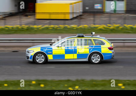 voiture de police Banque D'Images