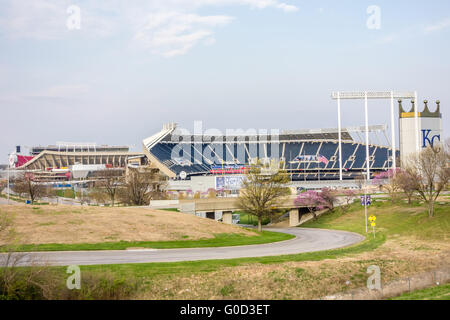 Stade de football et de baseball Banque D'Images