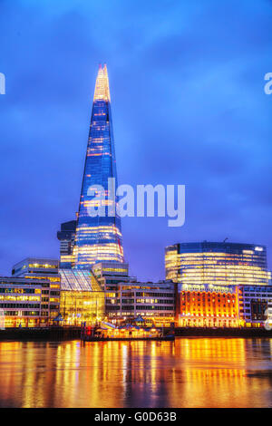 Aperçu de Londres avec le Shard London Bridge Banque D'Images