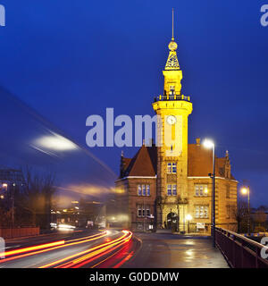 L'ancien bâtiment de l'administration portuaire, Dortmund Banque D'Images