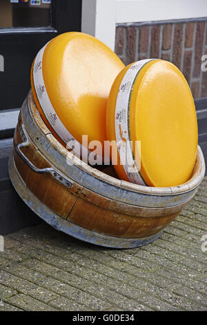 Boutique fromage, Volendam, Edam, Pays-Bas Banque D'Images