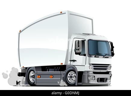 Camion de livraison ou de dessin animé Banque D'Images