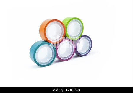 Les bandes de roulement multicolore Banque D'Images