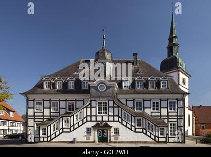 Hôtel de ville historique de Düsseldorf, Allemagne Banque D'Images