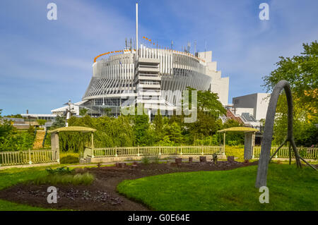 Montréal, Canada - le 29 août 2015 : Le Casino de Montréal est situé sur l'île Notre-Dame à Montréal, Québec. C'est le grand Banque D'Images