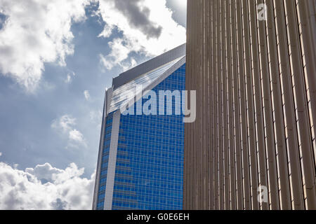 Charlotte nc skyline et scènes de rue pendant la journée Banque D'Images