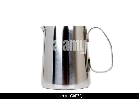 Pot à lait en acier inoxydable isolé chaudière Banque D'Images
