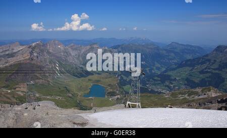 Vue du Mt Titlis à Engelberg Banque D'Images