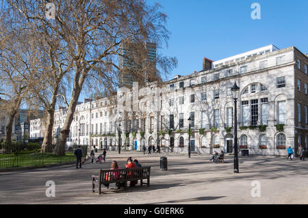 Fitzroy Square, Fitzrovia, London Borough of Camden, Greater London, Angleterre, Royaume-Uni Banque D'Images