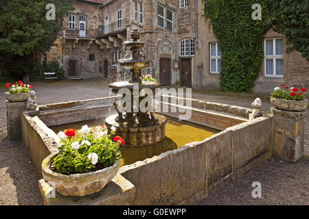 L'ancien ressort, château Werder, Allemagne Banque D'Images