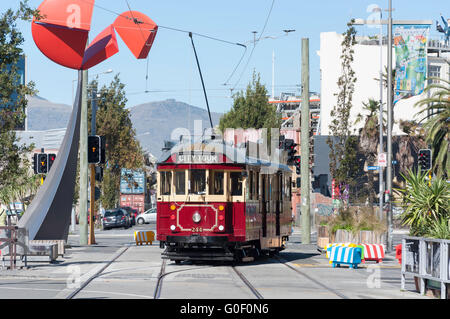 Patrimoine de Christchurch Tram, High Street, Christchurch, Canterbury, Nouvelle-Zélande Banque D'Images