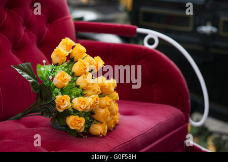 Roses Jaunes Banque D'Images