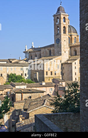 Le Palais Ducal d'Urbino, Italie Banque D'Images