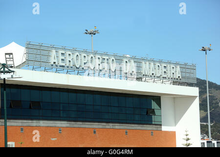 Aéroport Funchal Banque D'Images