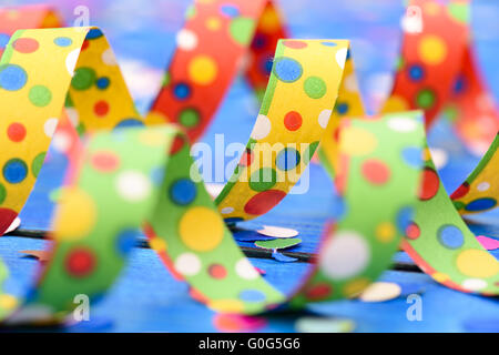 Papier coloré au carnaval de banderoles Banque D'Images