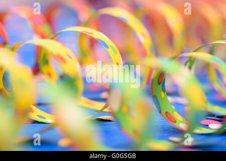 Papier coloré au carnaval de banderoles Banque D'Images