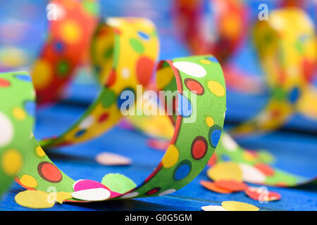 Papier coloré au carnaval de banderoles Banque D'Images