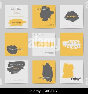 Résumé Les modèles de carte postale Illustration de Vecteur