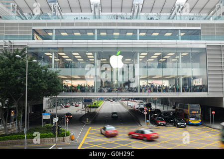 L'Apple Store à Hong Kong. Banque D'Images