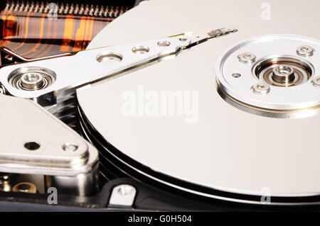 Prises en dehors du disque dur de l'ordinateur background Banque D'Images