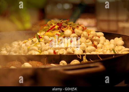 Champignons cuits Banque D'Images