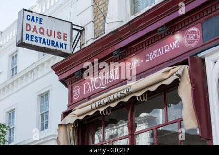 Daquise Polish restaurant situé dans le quartier londonien de South Kensington museum quarter Banque D'Images