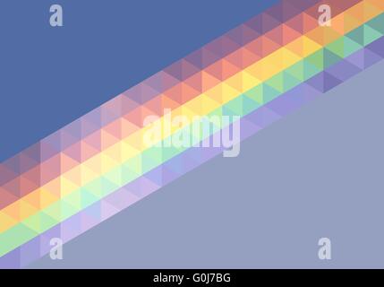 Résumé fond arc-en-ciel de polygone, vector Illustration de Vecteur