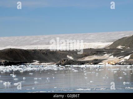 Hope Bay et la péninsule de Hope Bay Tarbin calotte, Péninsule Antarctique, l'Antarctique. Banque D'Images