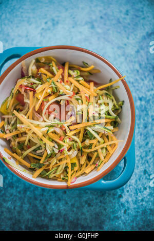 Salade de butternut, dynamique et sain de manger de la nourriture, de l'idée Banque D'Images