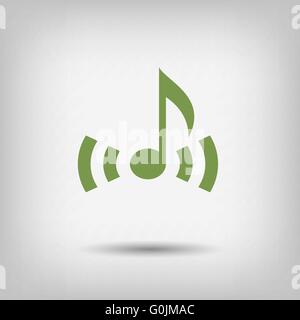 icône de note de musique Illustration de Vecteur