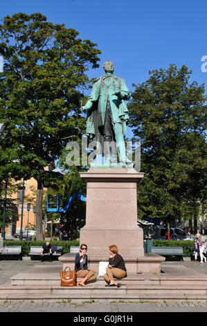 Mémorial de Henrik Arnold Wergeland, Oslo, Norvège Banque D'Images