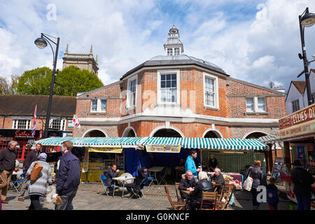 La petite maison du marché conçu par Robert Adam Place de l'Église High Wycombe Buckinghamshire UK Banque D'Images