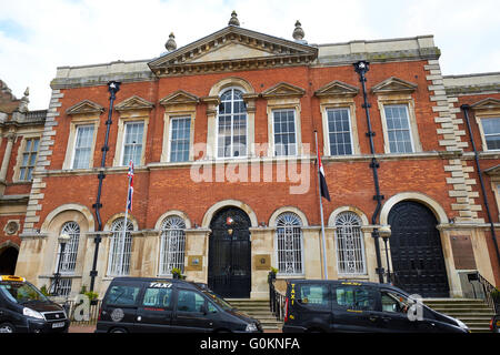 Ancienne Place du Marché Hall Comté Aylesbury Buckinghamshire UK Banque D'Images