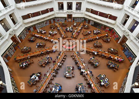 Bibliothèque de l'État de Victoria, Melbourne, Australie Banque D'Images