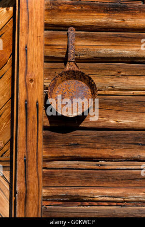 Deerlodge, cabine de contrôle à partir de 1904 première cabane, le parc national Yoho, en Colombie-Britannique, province, Canada Banque D'Images