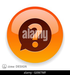 Point d'interrogation Illustration de Vecteur