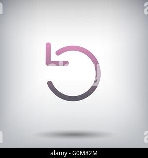 icône de rafraîchissement Illustration de Vecteur