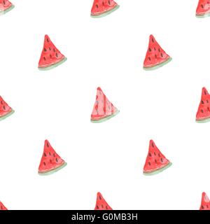 Modèle de couleur naturel transparent rouge mûre pastèque Illustration de Vecteur