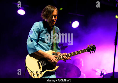 BENICASSIM, ESPAGNE - 18 juillet : de Montréal (groupe de rock américain) effectue au Festival le 18 juillet 2014 à Benicassim, Espagne. Banque D'Images