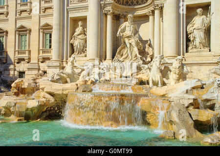 Rom Brunnen - Trevi Rome Fontaine de Trevi 03 Banque D'Images