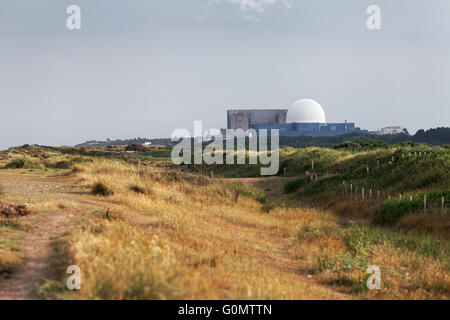 Un Sizewell Sizewell B et centrales nucléaires de puissance Banque D'Images