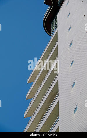 Skyline Apartments Building, à Leeds Banque D'Images