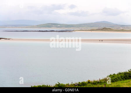 Narin strand beach près de Portnoo, comté de Donegal, Irlande Banque D'Images