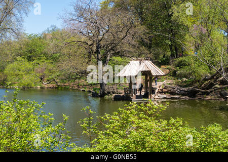 Wagner Cove, Central Park, NYC Banque D'Images