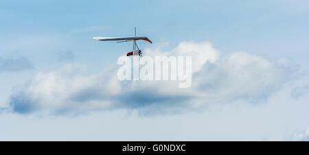 Diego Calderoni équitation les thermiques au dessus de l'Idaho Hammett Banque D'Images