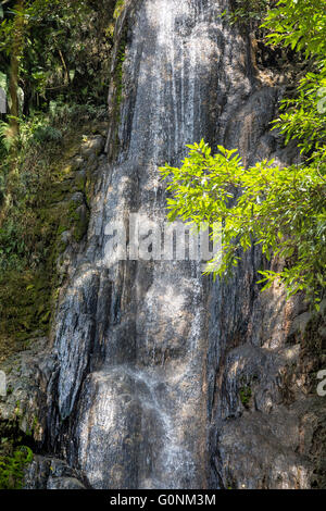 Cascade sur l'île de Java en Indonésie Banque D'Images