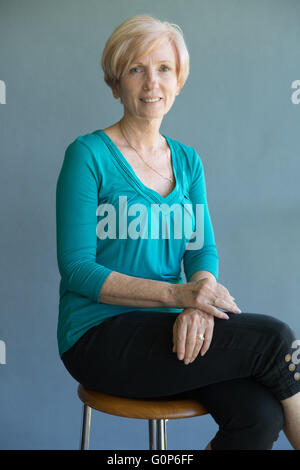 Portrait of woman smiling Banque D'Images