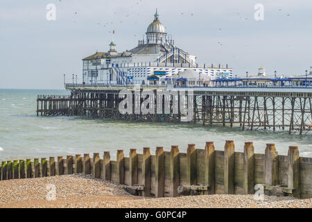 La jetée d''Eastbourne, East Sussex, Angleterre. Banque D'Images