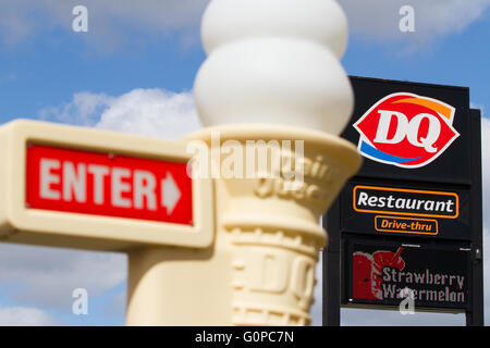 Restaurant Dairy Queen à Kingston (Ontario), le 3 mai 2016. Banque D'Images