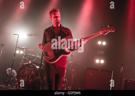 30 avril 2016 - Kieran Shudall, Sam Rourke, Colin Jones et Joe Falconer du groupe indie Liverpool, Circa 'Waves', le titre de la musique Live At Leeds Festival tenu à Leeds, Royaume-Uni, 2016 © Myles Wright/ZUMA/Alamy Fil Live News Banque D'Images